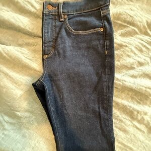 LOFT Classic Boot Petite Blue Denim Jeans